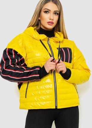 Куртка женская демисезонная, цвет желтый, 102r5222