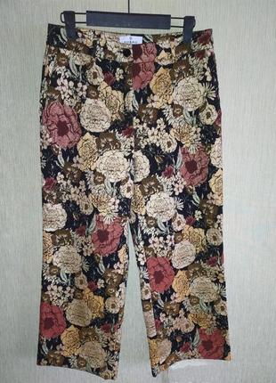 Piu &amp; piu 🇮🇹 шикарные брюки люкс бренда в цветочный принт