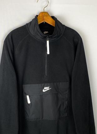 Оригинальный реглан худи свитшот nike sportswear half-zip top размер l4 фото