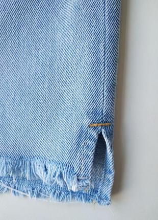 Короткая джинсовая юбка h&m.4 фото