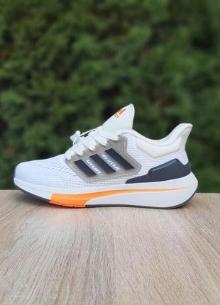 Жіночі кросівки | adidas eq21 run | білі | текстиль, :40