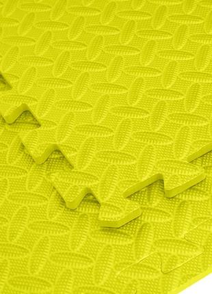 Мат-пазл (ласточкин хвост) cornix mat puzzle eva 120 x 120 x 1 cм xr-0236 yellow3 фото