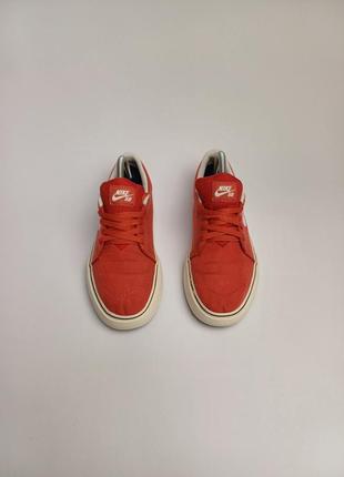 Nike sb 38, красные низкие кроссовки2 фото