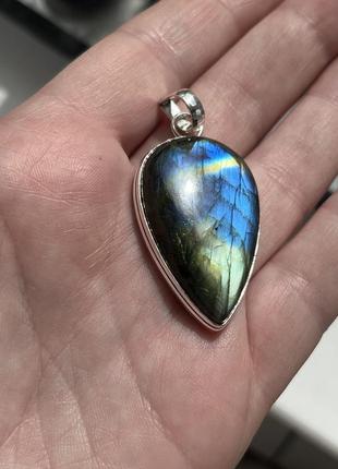 Кулон лабрадорит 5