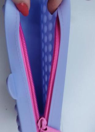 Качественный школьный пенал -lilo &amp; stitch- из силикона с антистрес эффектом. англия6 фото