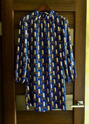 Плаття в принт , сукня атласна , сатинова zara mango guess3 фото