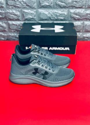 Мужские кроссовки under armour кроссовки серого цвета текстиль 40-463 фото