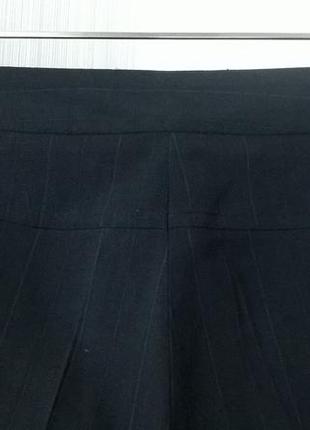 Черные брюки в тонкую полоску (стройнят) / высокая посадка lifeline5 фото