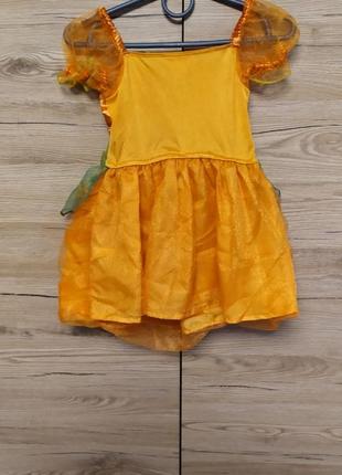 Детский костюм, платье тыковки, гарбуза на 1-1,5 года на хеллоуин4 фото
