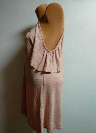 Трикотажная блуза с открытыми плечами и кружевом цвета куриной розы 16/50-52.4 фото