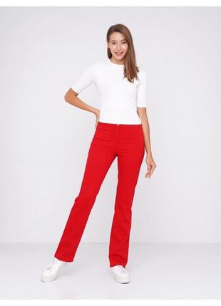 Красные качественные джинсы евр 38-40