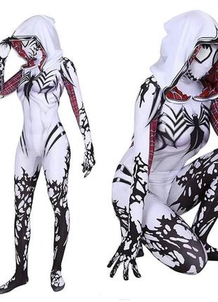Гвен стейсі людина павук зентай друга шкіра костюм карнавальний