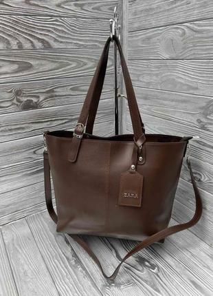 Сумка шопер в стилі zara3 фото