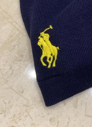 Женская футболка синяя polo ralph lauren базовая7 фото