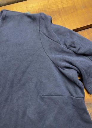 Жіноча футболка marks&spencer (маркс і спенсер ххлрр ідеал оригінал синя)4 фото