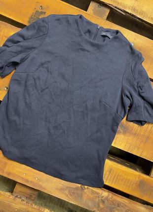 Женская футболка marks&spencer (маркс и спенсер ххлрр идеал оригинал синяя)