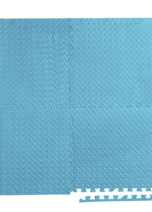 Мат-пазл (ласточкин хвост) cornix mat puzzle eva 120 x 120 x 1 cм xr-0235 sky blue2 фото