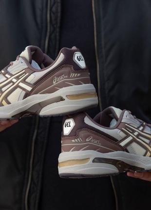 Asics gel  1090 beige brown4 фото