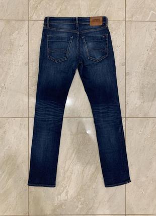 Мужские джинсы брюки Tommy hilfiger jeans синие классические4 фото