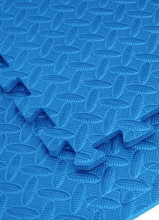 Мат-пазл (ласточкин хвост) cornix mat puzzle eva 120 x 120 x 1 cм xr-0237 blue3 фото