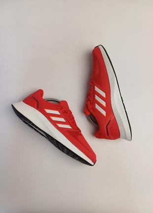 Adidas 39, спортивные красные кроссовки3 фото