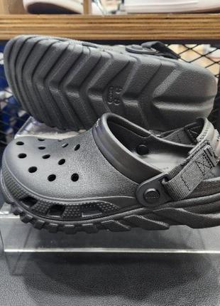 Крокс дует ii клог чорні crocs duet max ii clog black5 фото