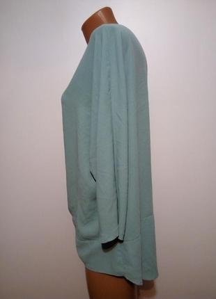 Стильная удлиненная блуза с узлом 52-54 размера4 фото