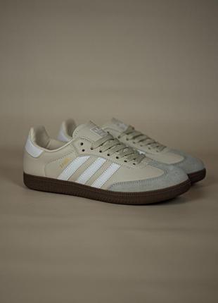 Adidas samba beige10 фото