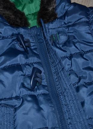 Демі куртка marks&spenser 3-6-9 міс. курточка демісезонна класна тонка тепла модна стильна демісезона парка m&s george gap next hm lupilu zara4 фото