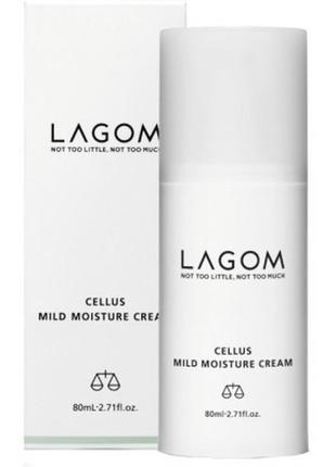 Зволожуючий крем lagom cellus mild moisture cream 80 мл