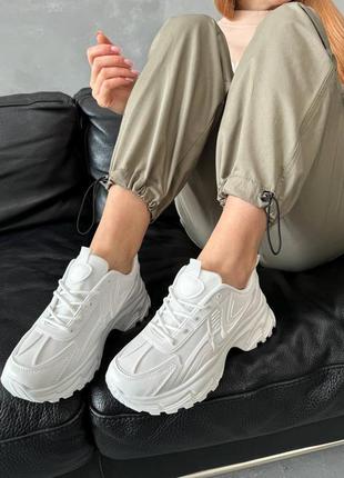 Стильные базовые кроссовки 😍 цвет: белый9 фото