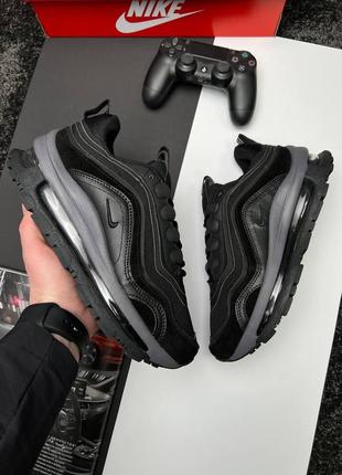 Мужские кроссовки nike air max 97 futura black gray