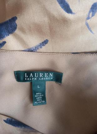 100% шелковый, шелковая юбка миди от ralph lauren5 фото