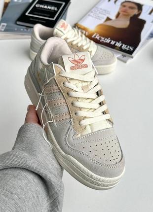 Кроссовки adidas forum beige8 фото