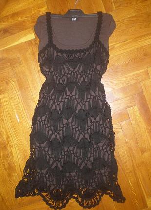 -20% на все літнє!   трикотажна сукня по фігурці +кольчужка) 36 -38р