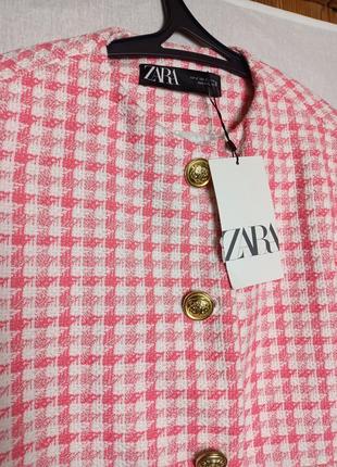 Твидовый жакет zara (оригинал)