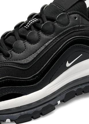 Мужские кроссовки nike air max 97 futura black white6 фото