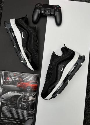 Мужские кроссовки nike air max 97 futura black white5 фото