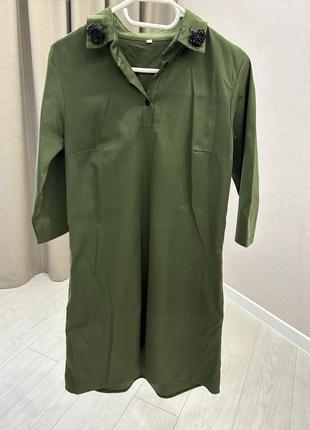 Платье рубашка (в комплекте пояс )
