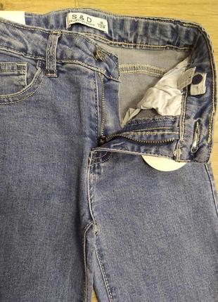 Стильные подростковые джинсы клёш для девочки 134-170р.5 фото