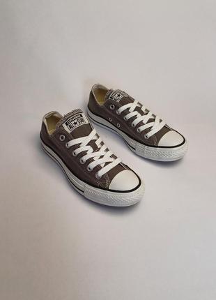 Converse 37, кеды серые низкие2 фото