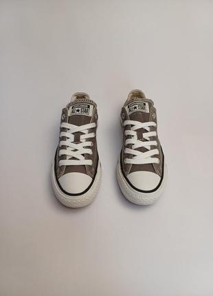 Converse 37, кеди сірі низькі