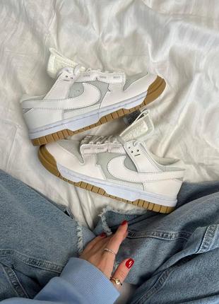 Кроссовки nike air dunk low jumbo white4 фото