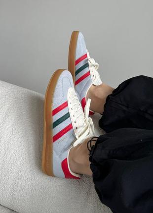 Adidas gazelle blue/red/green4 фото