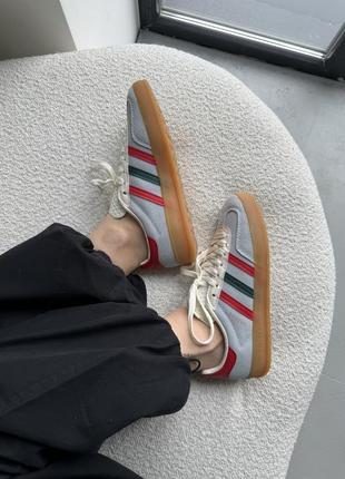 Adidas gazelle blue/red/green6 фото