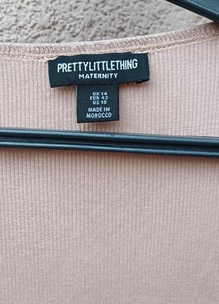 Комбинезон в рубчик pretty little thing беж3 фото