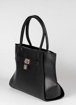 Жіноча сумка чорна сумка тоут класична сумка сумочка2 фото