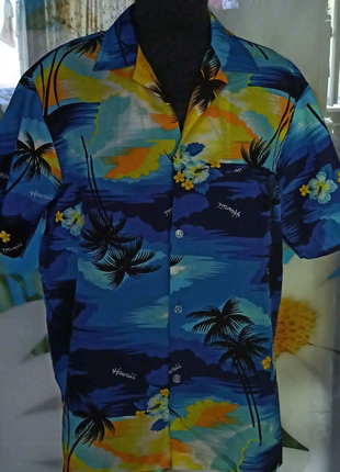 Гавайська чоловіча сорочка "helena's"1 фото