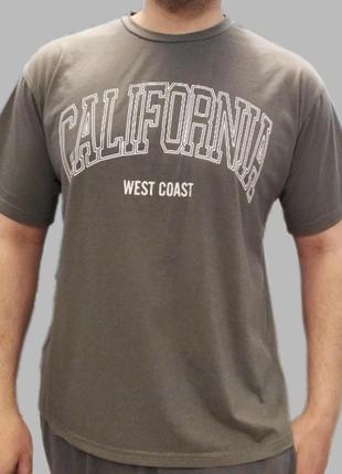 Мужская футболка shein
с принтом california west coast размер м