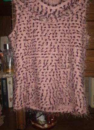 Кофта травка пудровая